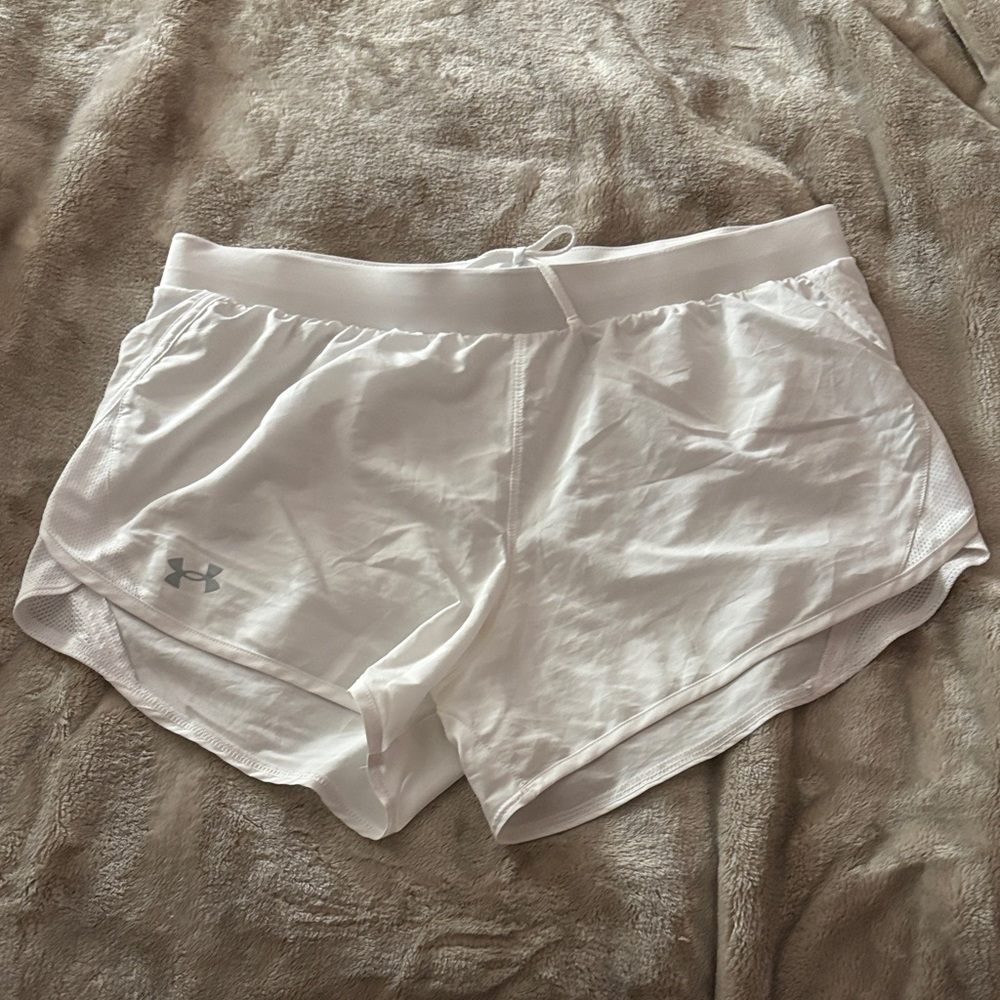 Under Armour White Performance Shorts